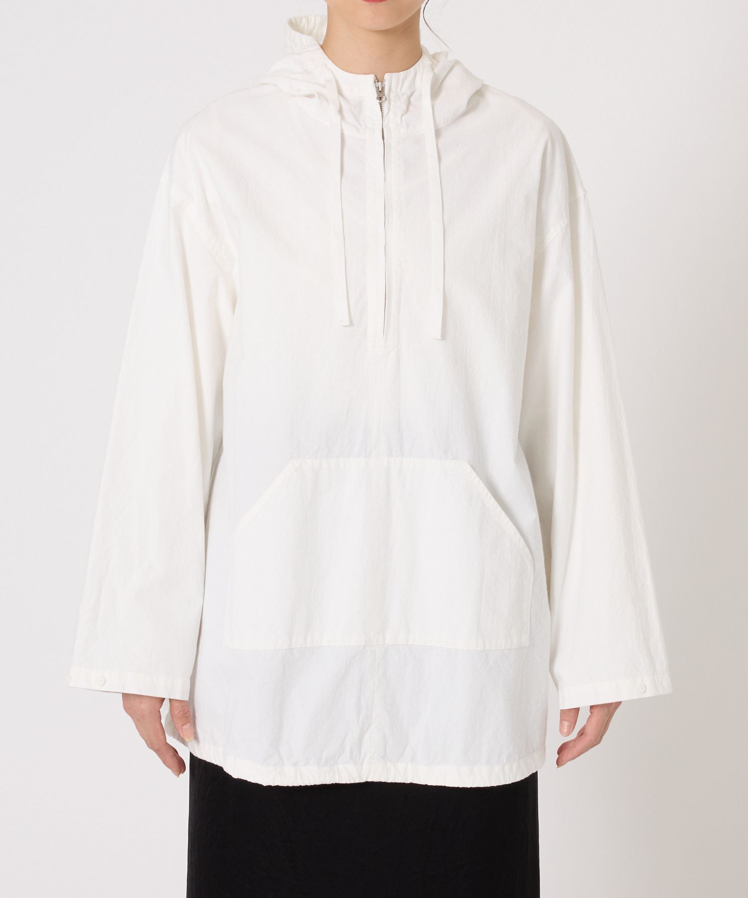 BABYLONE「フード付きシャツプルオーバー」|シャツ・ブラウス|