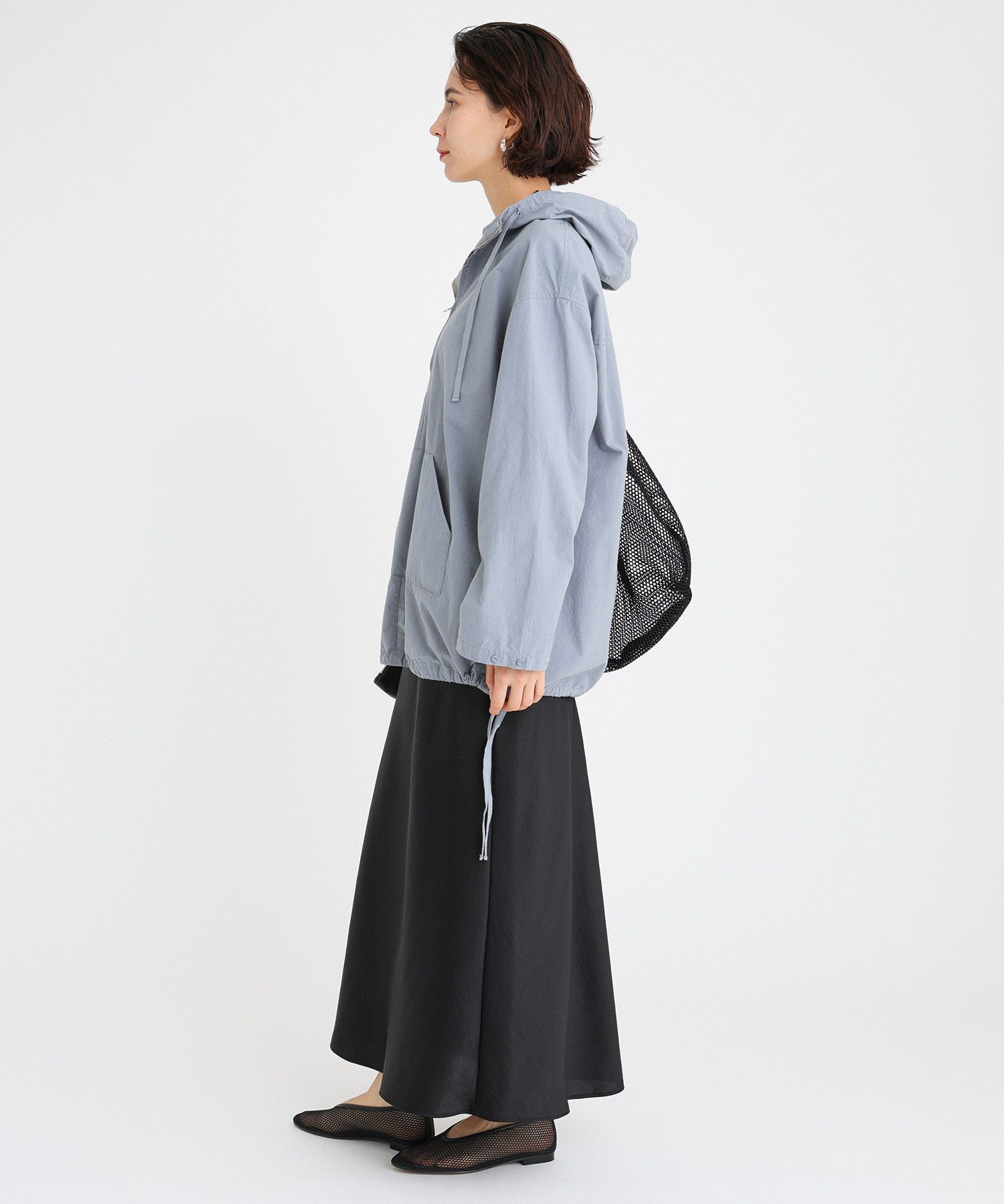 BABYLONE「フード付きシャツプルオーバー」|シャツ・ブラウス|