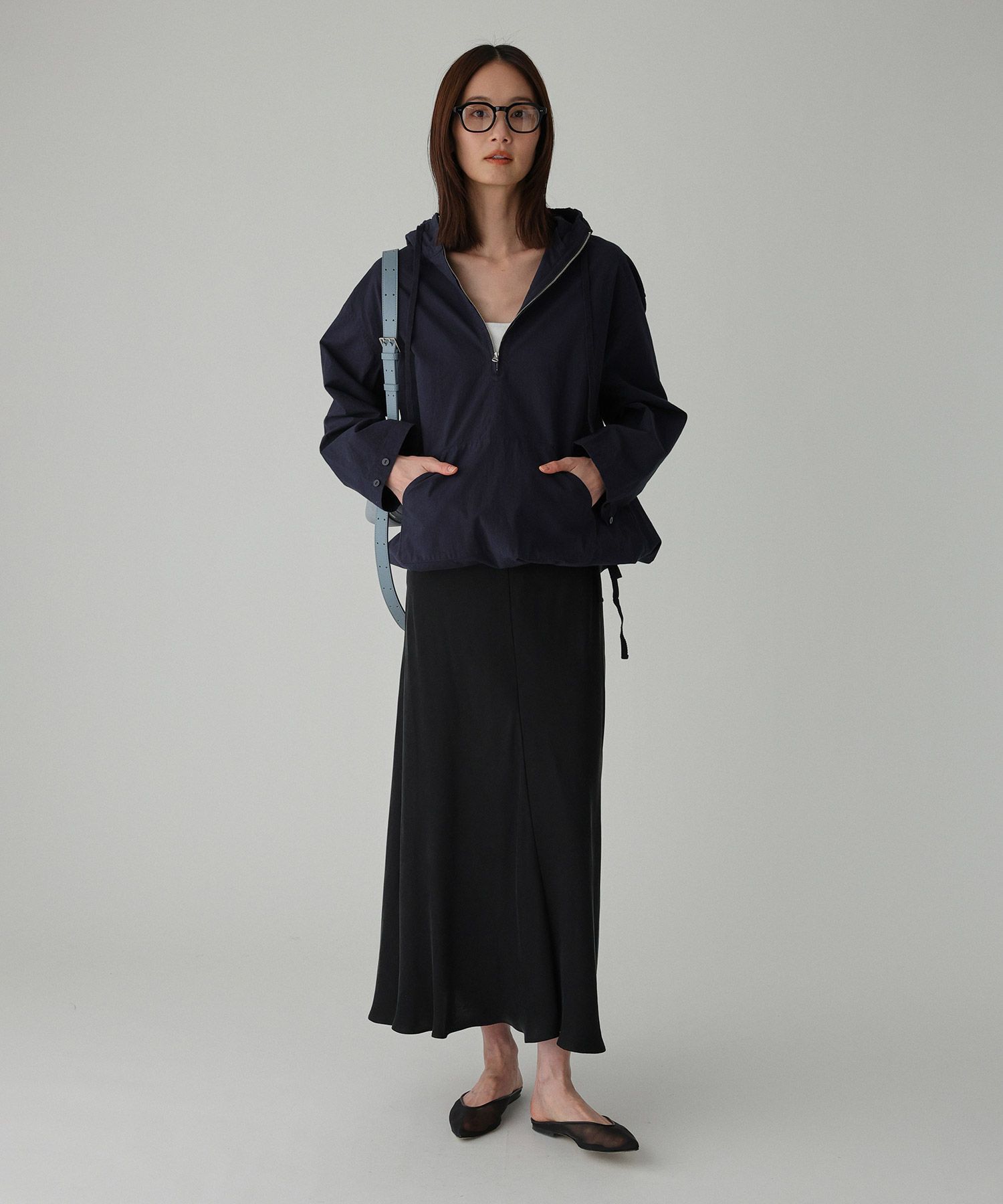 BABYLONE「フード付きシャツプルオーバー」|シャツ・ブラウス|