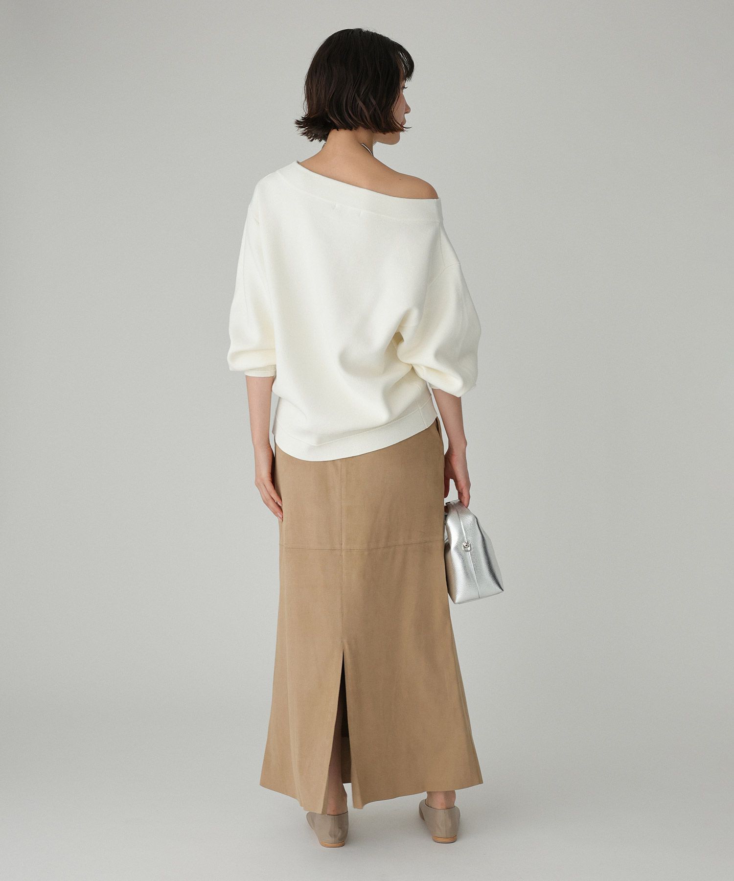 BABYLONE「スウェットライクニットプルオーバー」|ニット・セーター|