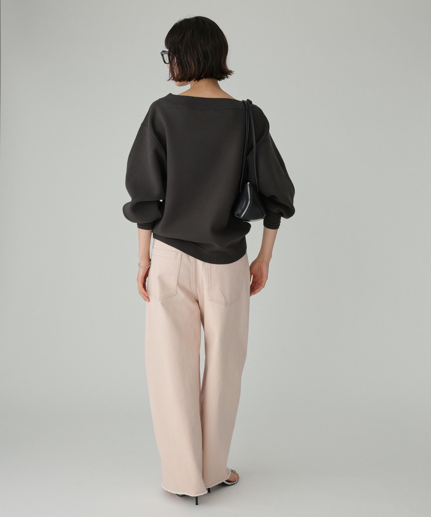 BABYLONE「スウェットライクニットプルオーバー」|ニット・セーター|