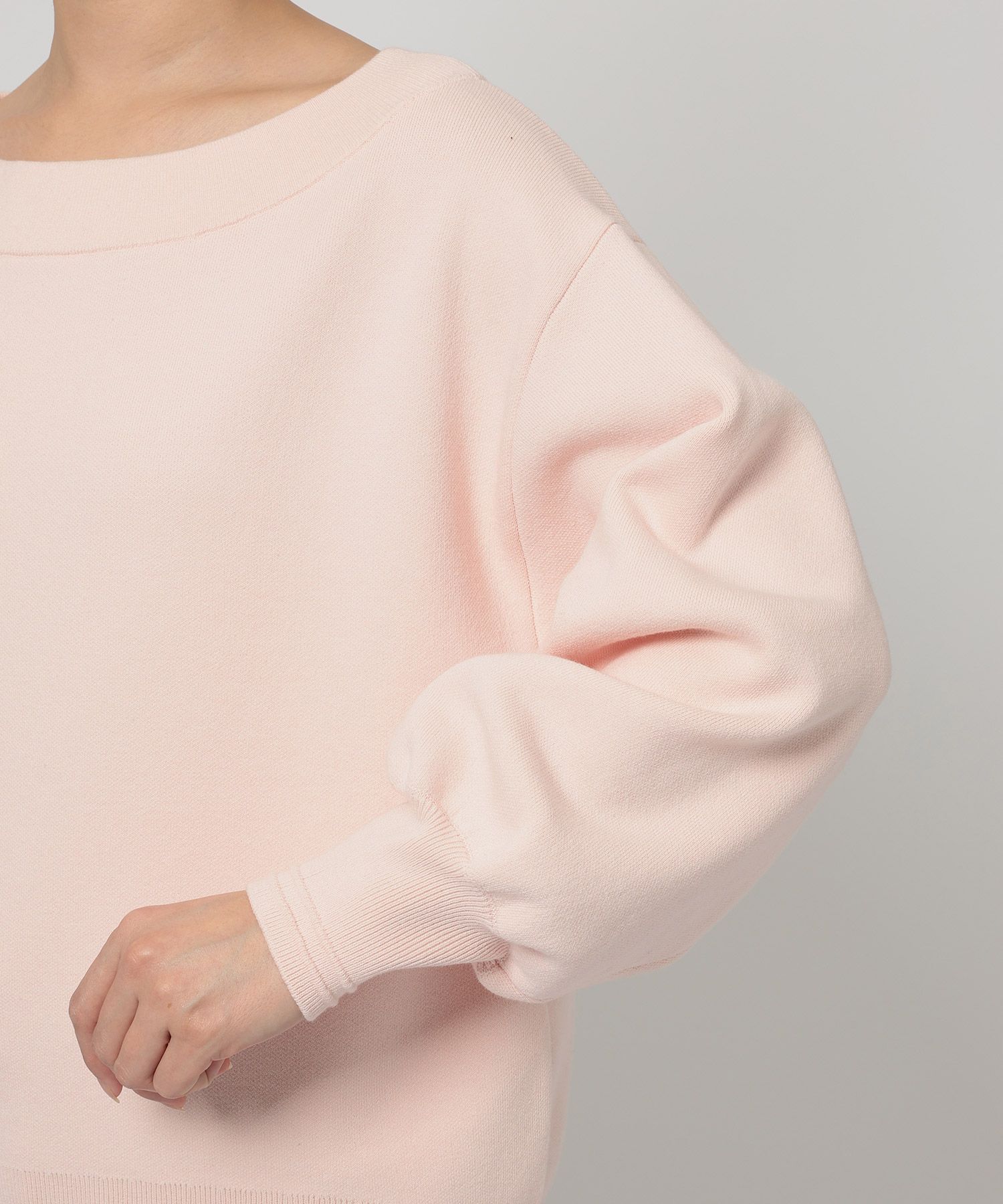 BABYLONE「スウェットライクニットプルオーバー」|ニット・セーター|