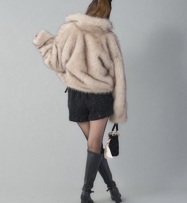 フェイクファーショートブルゾン｜ルミネのファッション通販アイルミネ