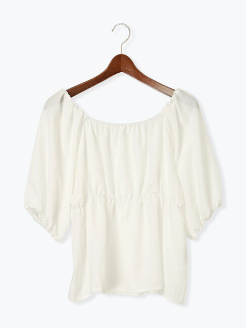 Te chichi TERRASSE「2WAYオフショルブラウス」|シャツ・ブラウス|オフホワイト