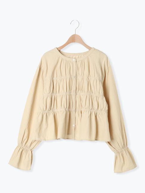 Samansa Mos2「デニム/ツイルシャーリングブラウス」|シャツ・ブラウス|