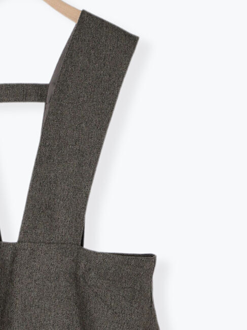 Samansa Mos2「ツイードライクジャンパースカート」|ワンピース|