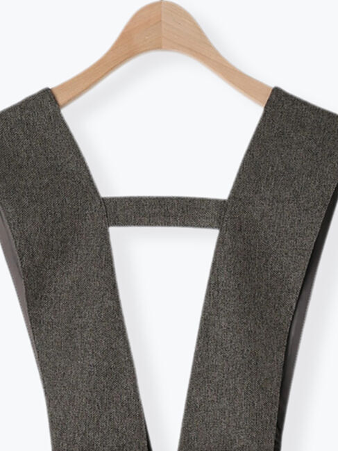 Samansa Mos2「ツイードライクジャンパースカート」|ワンピース|