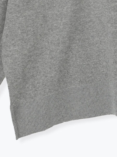 Samansa Mos2「スウェットライクロゴジャカードニット」|ニット・セーター|