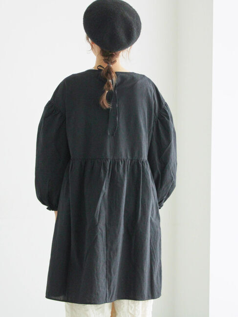 Samansa Mos2「【WEB限定】胸元レース貼りチュニック」|シャツ・ブラウス|