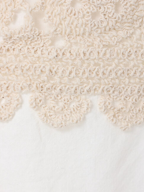 Samansa Mos2「【WEB限定】胸元レース貼りチュニック」|シャツ・ブラウス|