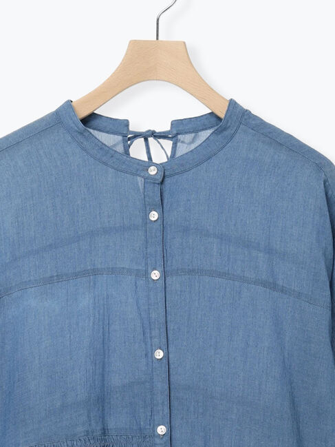 Samansa Mos2「2WAYシアーティアードチュニック」|シャツ・ブラウス|