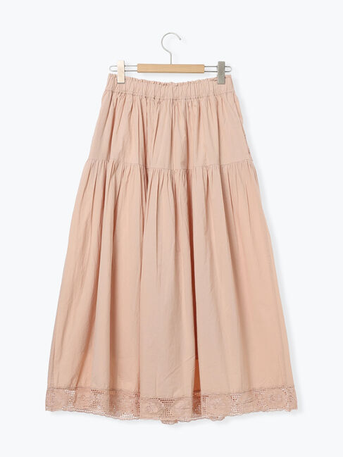 Samansa Mos2「ローズ柄レースギャザースカート」|スカート|