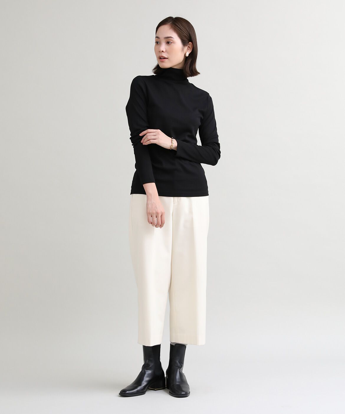 DAY by DAY it&rsquo;s international「ハイネックカットソー《スビン綿MIXフライス》」|Tシャツ・カットソー|