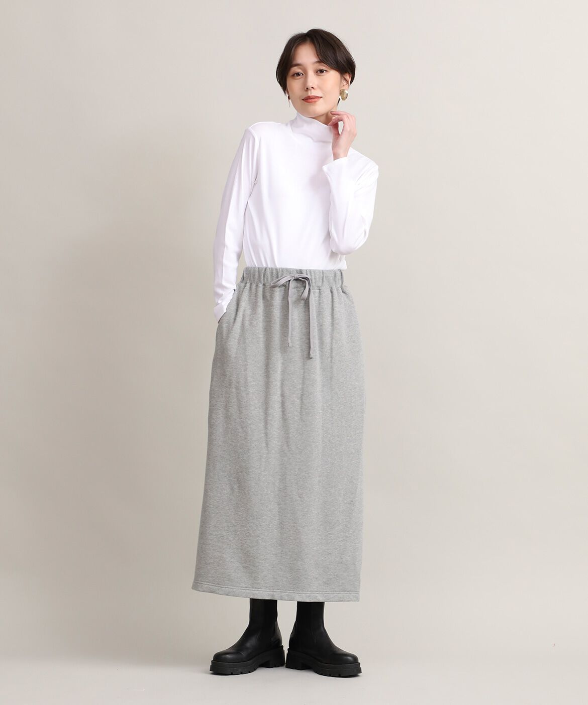 DAY by DAY it&rsquo;s international「ハイネックカットソー《スビン綿MIXフライス》」|Tシャツ・カットソー|