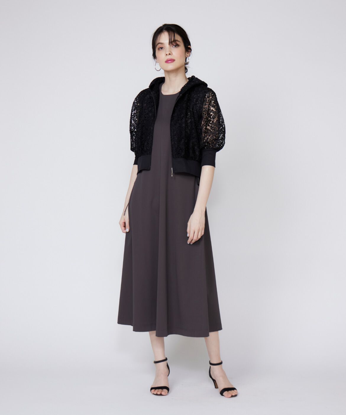 Maglie le cassetto「レースパーカー」|パーカー|