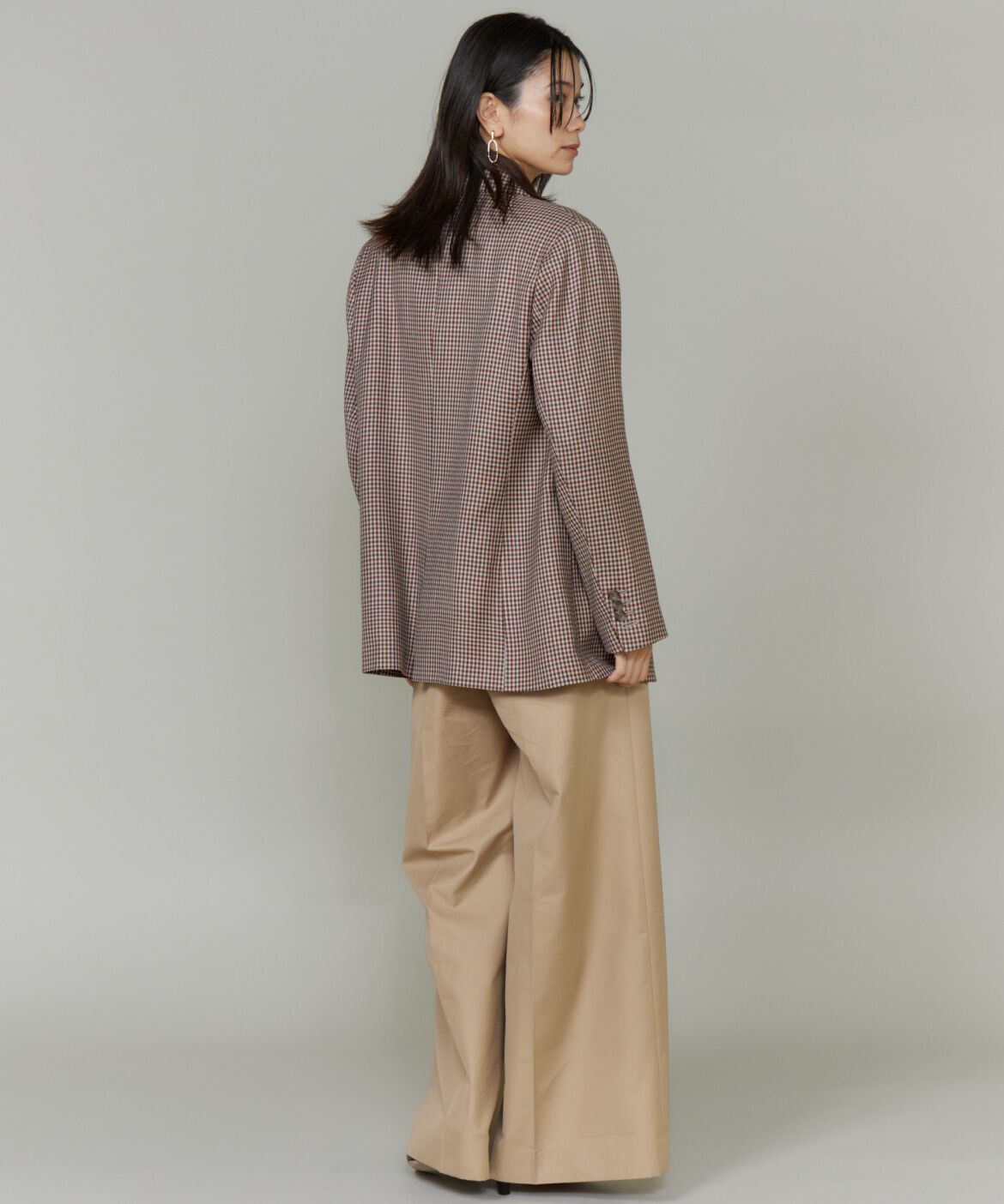 INED「《三尋木奈保コラボ・Oggi11月号掲載商品》ダブルブレストジャケット」|テーラードジャケット|