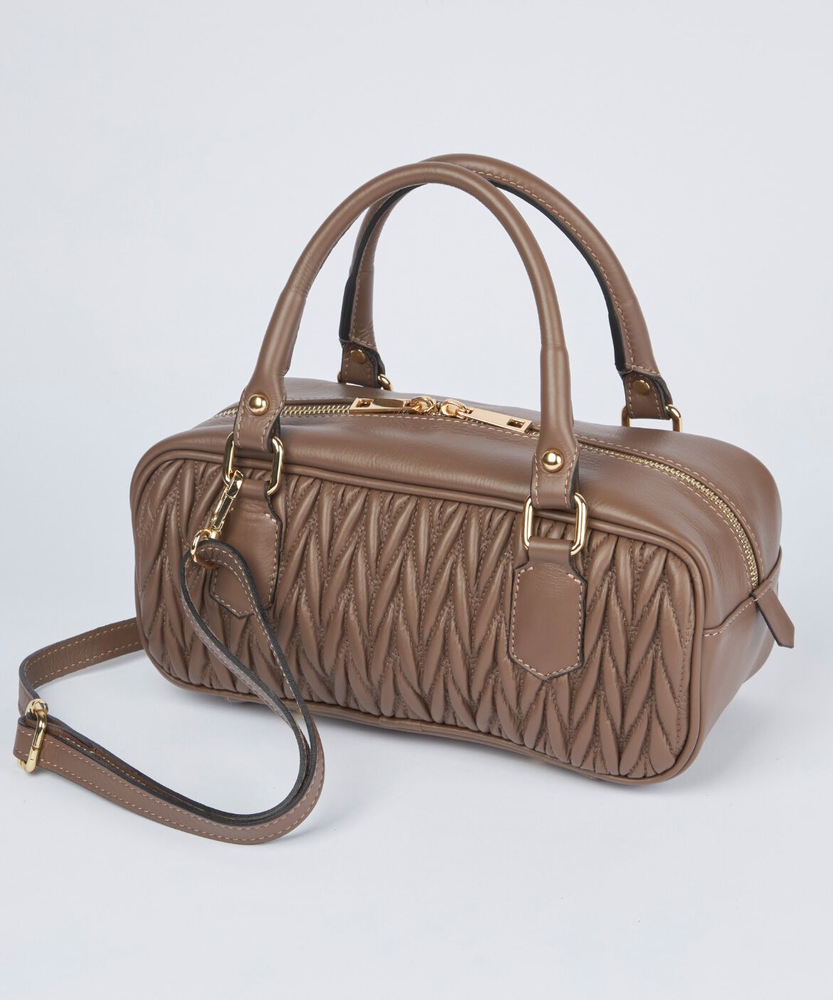 FAVORITE SUKINAMONO「ギャザーボストンバッグ《MARLON》」|ボストンバッグ|