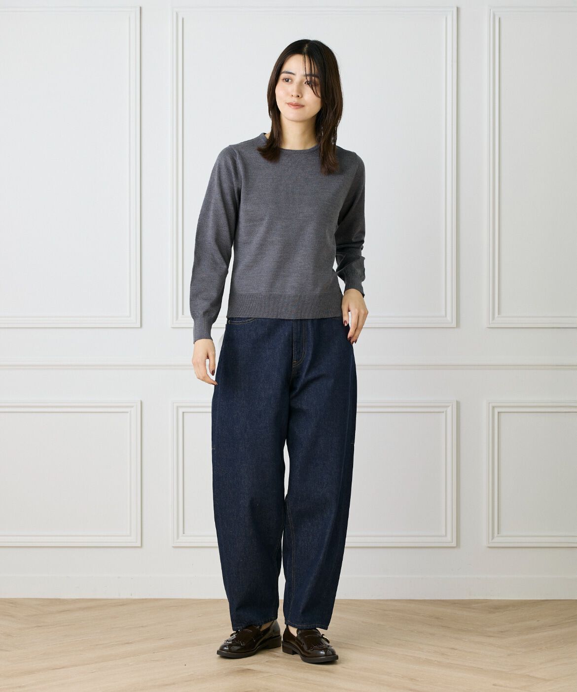 DAY by DAY it&rsquo;s international「ウォッシャブルウールベーシッククルーネックニット《HARMONY》」|ニット・セーター|