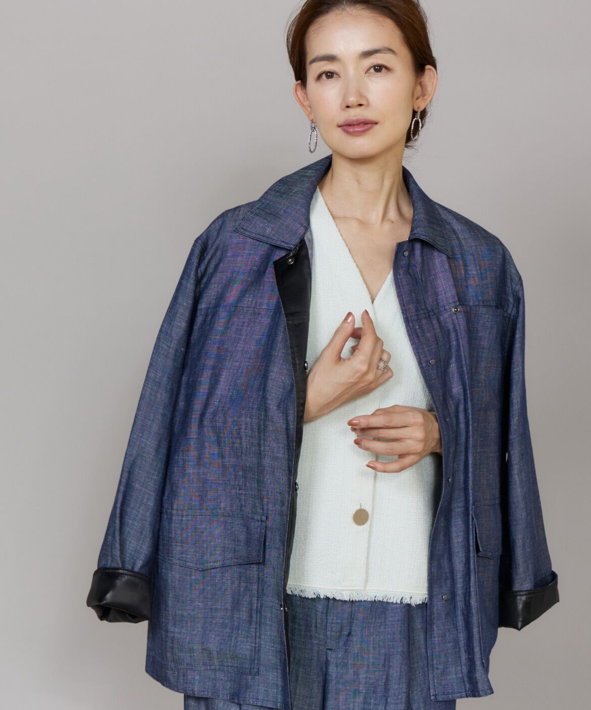 Le Souk「《大きいサイズ》オーバーサイズデニムジャケット」|その他|