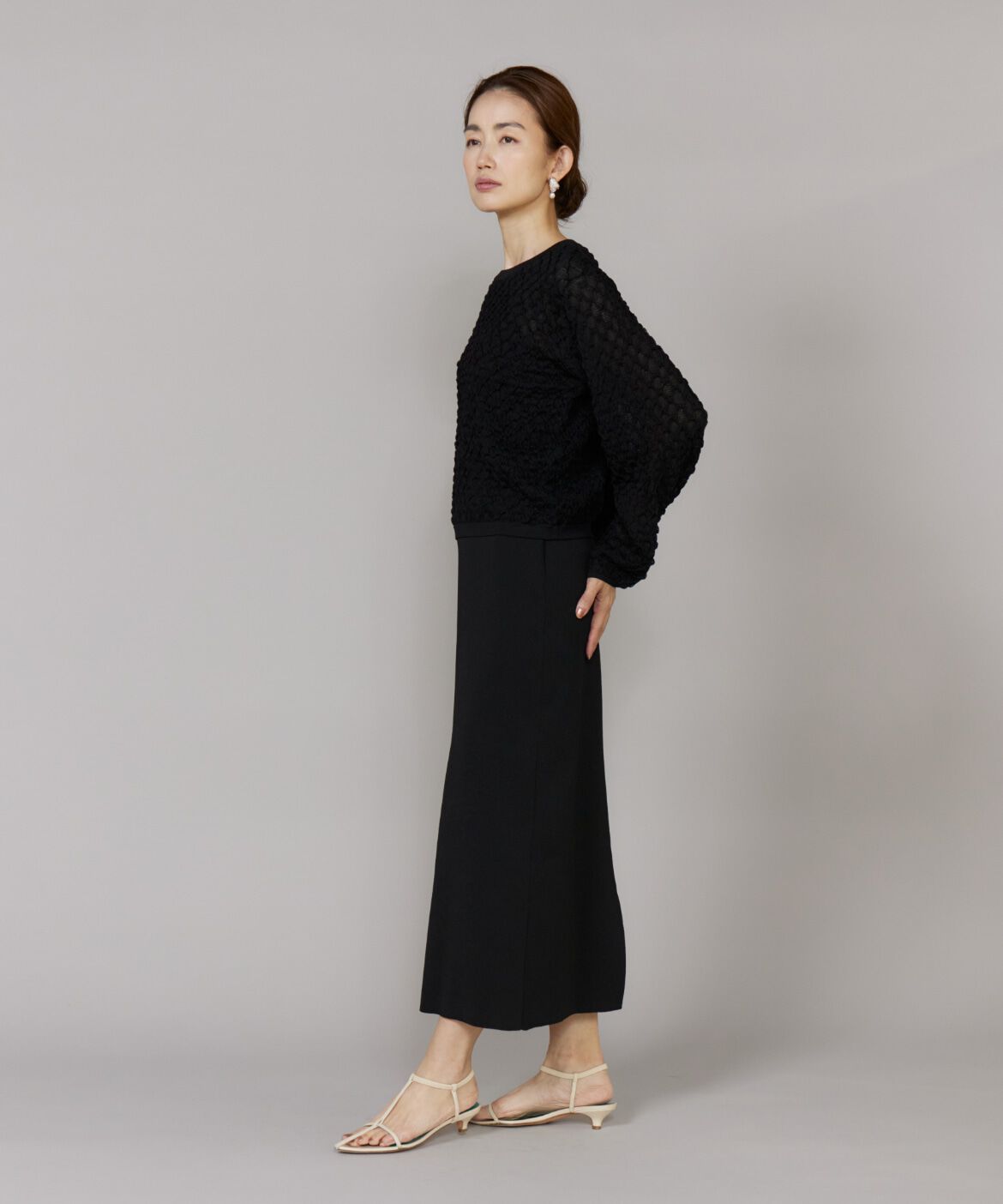 Le Souk「ジャカードニットプルオーバー」|ニット・セーター|