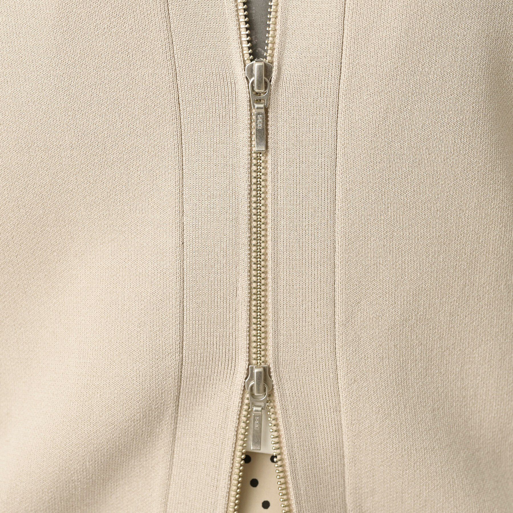 UNTITLED「ジップアップニットカーディガン」|カーディガン|