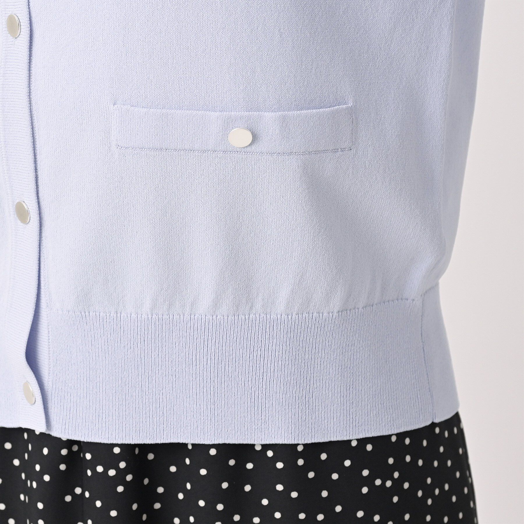 UNTITLED「クルーネックニットカーディガン」|カーディガン|