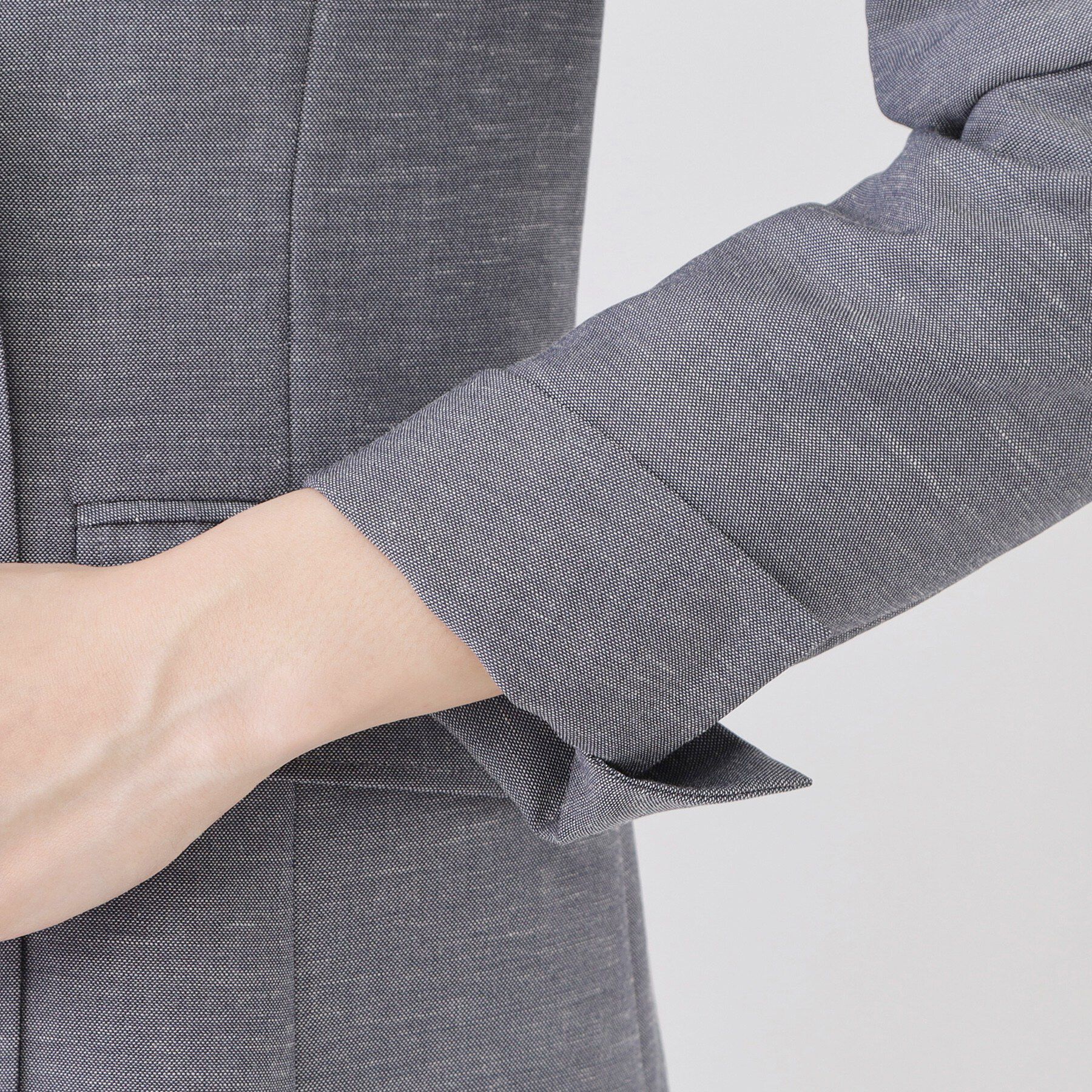 COUP DE CHANCE「【手洗い可／日本製／裏地無し／清涼感／セットアップ可】ダブルジャケット」|テーラードジャケット|