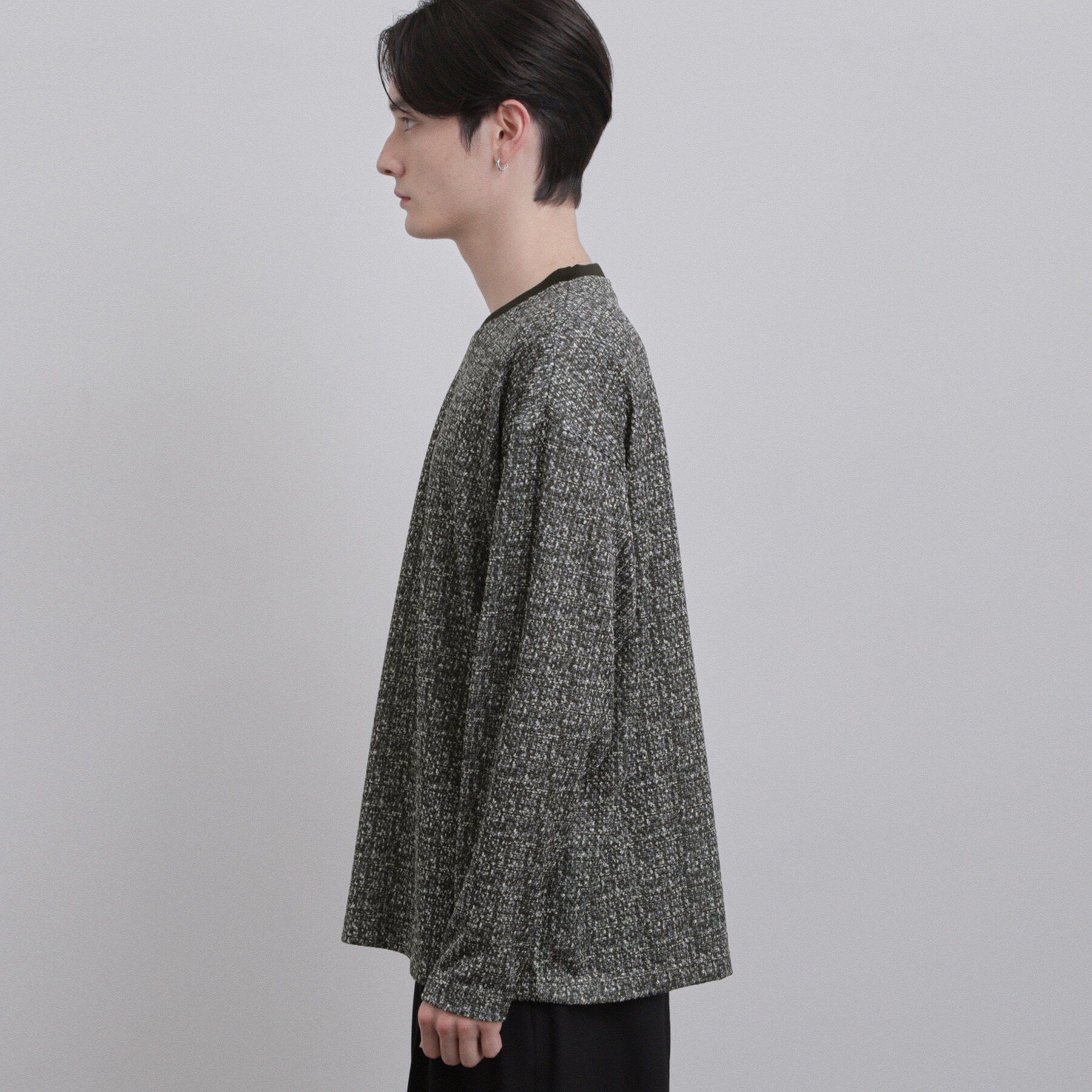 tk.TAKEO KIKUCHI「スプリングツイードライクプリントカットソー」|Tシャツ・カットソー|