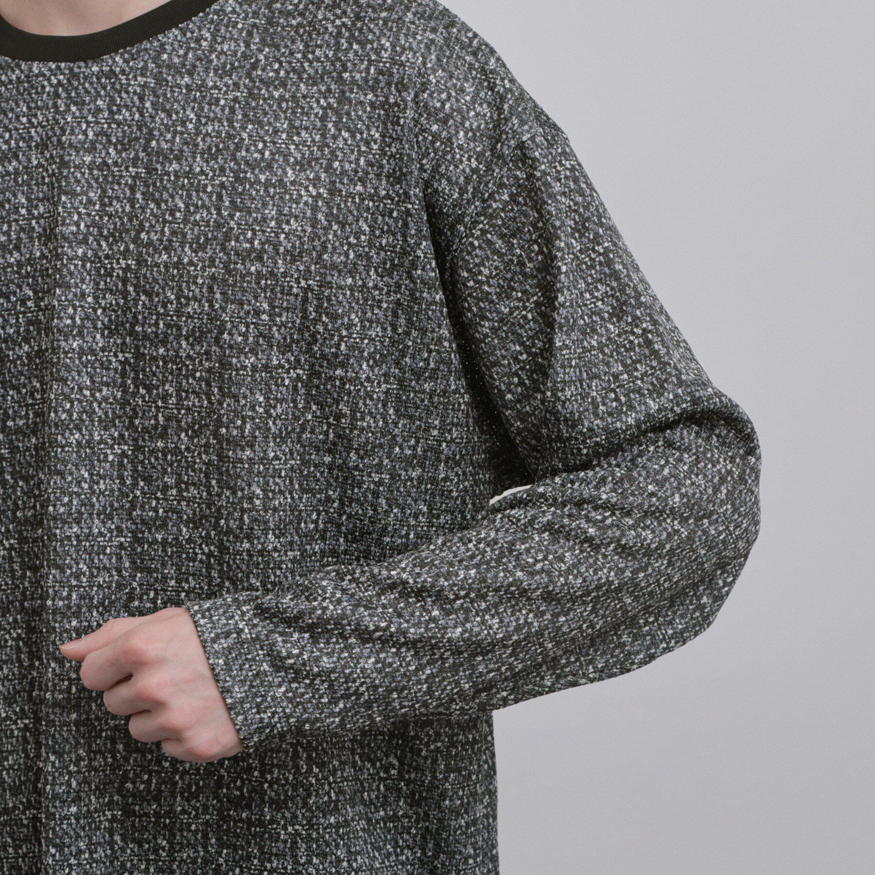 tk.TAKEO KIKUCHI「スプリングツイードライクプリントカットソー」|Tシャツ・カットソー|