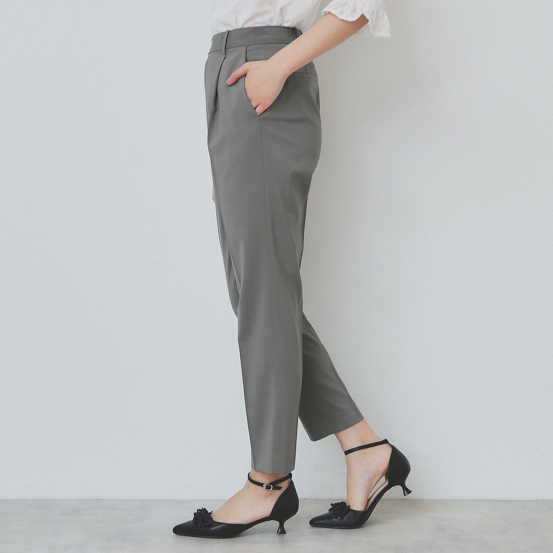 index「ストレッチテーパードパンツ/セットアップ対応【洗濯機洗い可/抗ピル/接触冷感】」|その他|