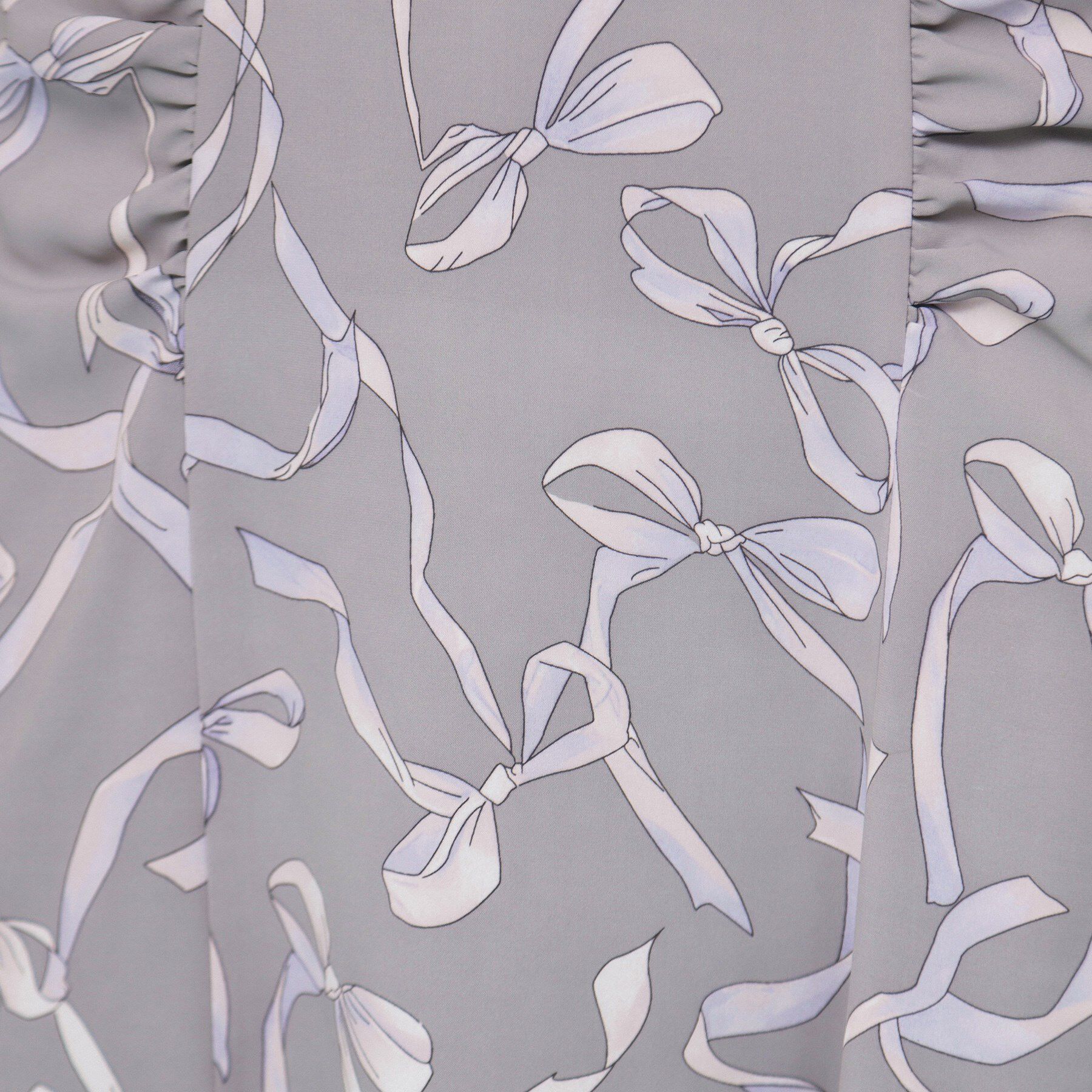 index「リボン柄マーメイドフレアスカート【洗濯機洗い可/イージーアイロン】」|スカート|