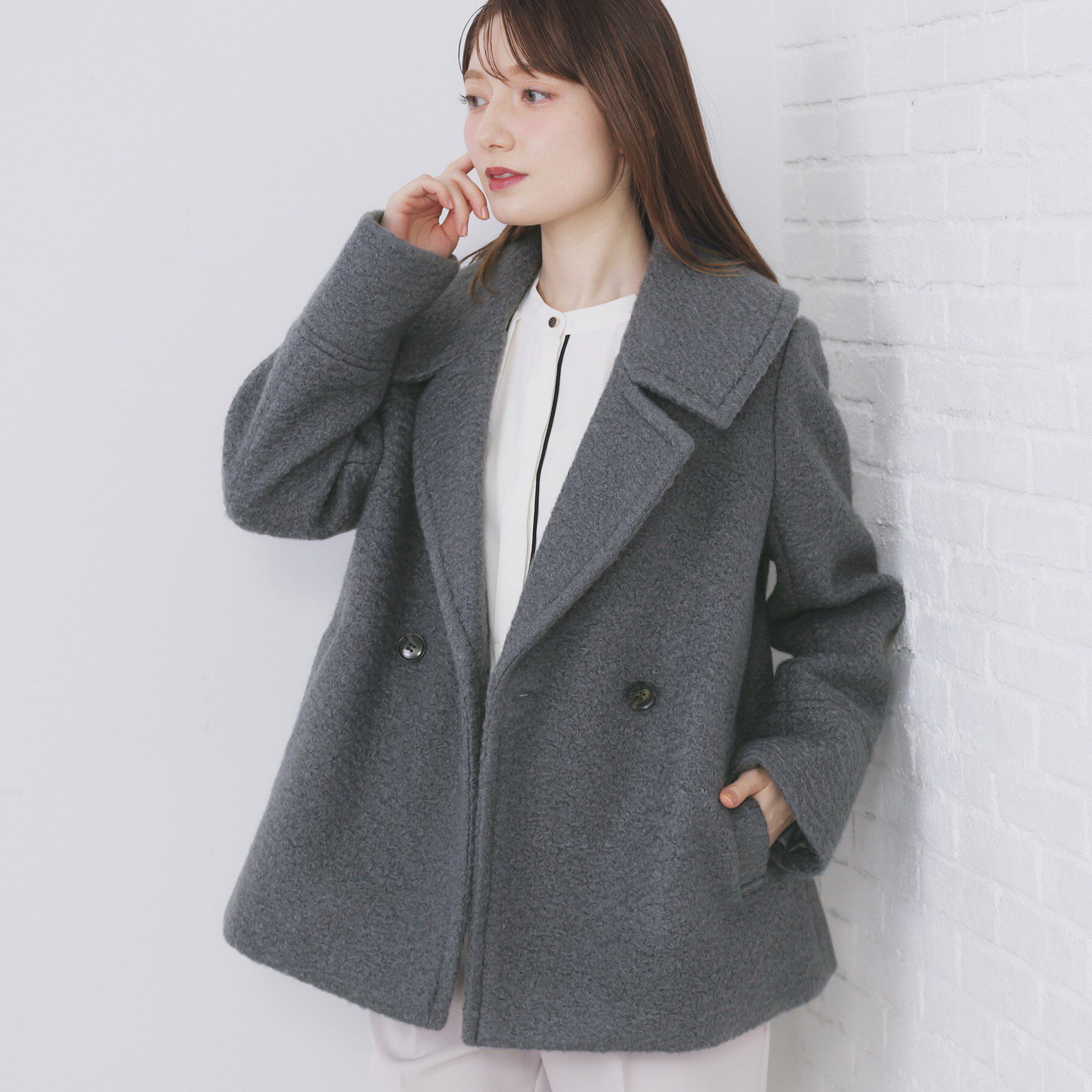 ブークレミドルコート【洗える】（index）｜ルミネのファッション通販