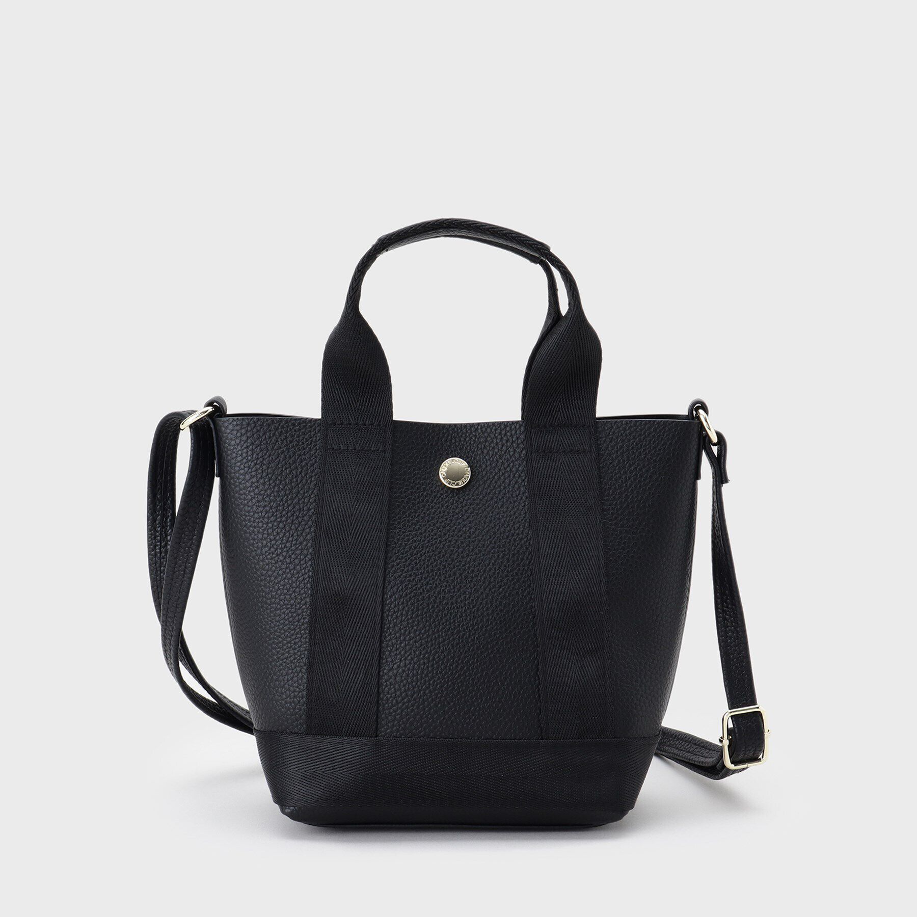 OPAQUE.CLIP「【長さ調整可能】シュリンク合皮コンビミニショルダーバッグ」|ショルダー・メッセンジャー|