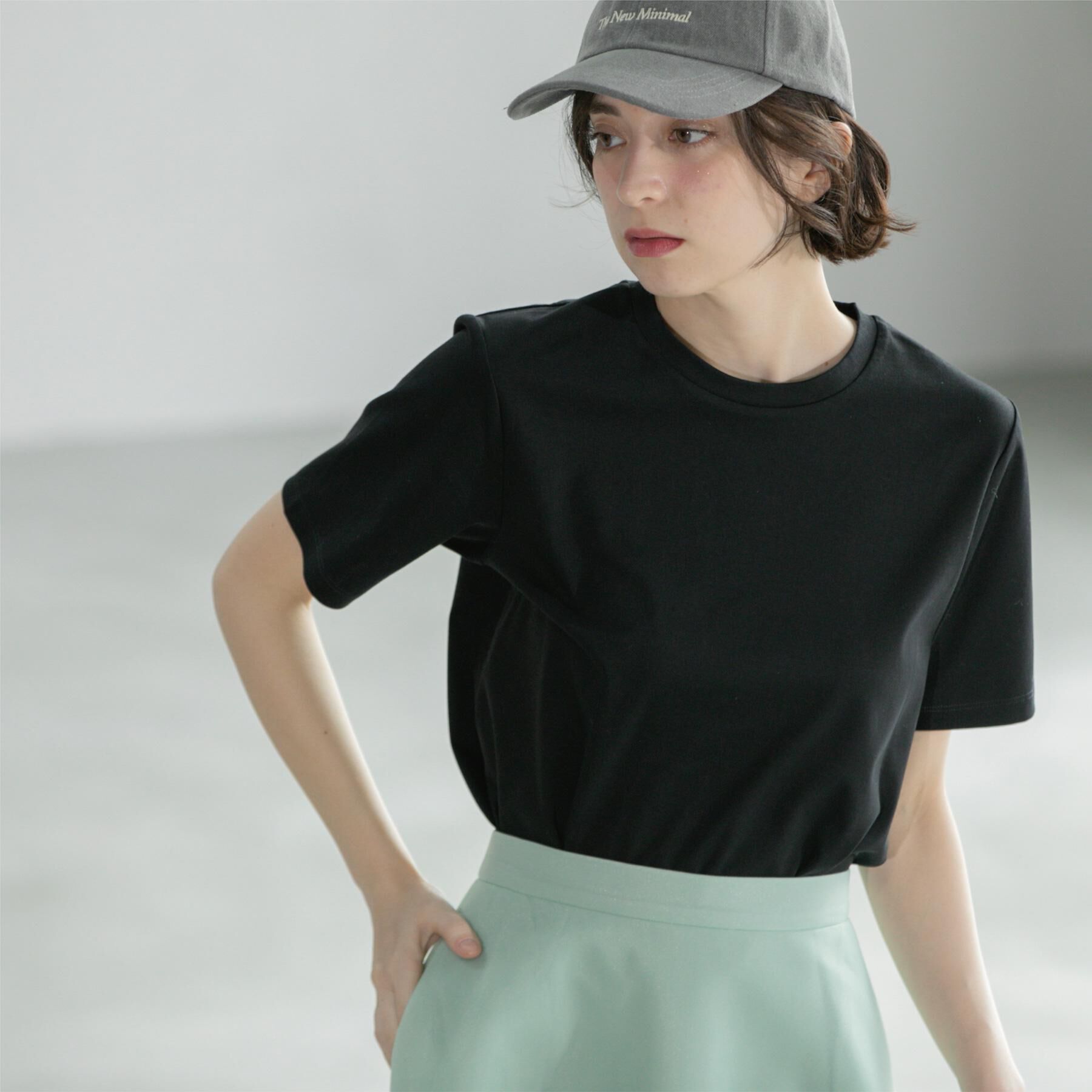 OPAQUE.CLIP「《5色展開/SS-LLサイズ》ベーシックTシャツ【UV/接触冷感/洗濯機洗い可】」|Tシャツ・カットソー|