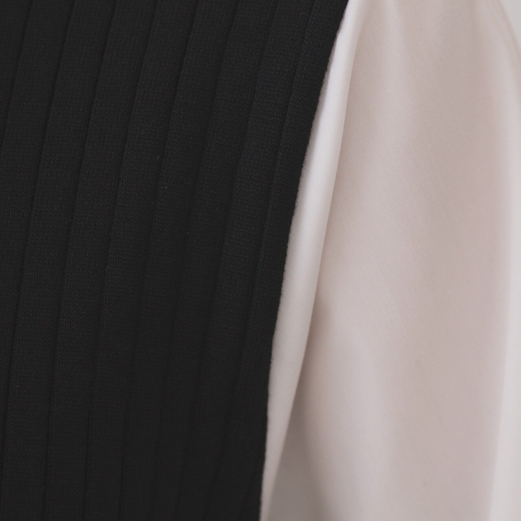 OPAQUE.CLIP「フハクスリーブドッキングニットワンピース【洗濯機洗い可/抗ピル】」|ワンピース|