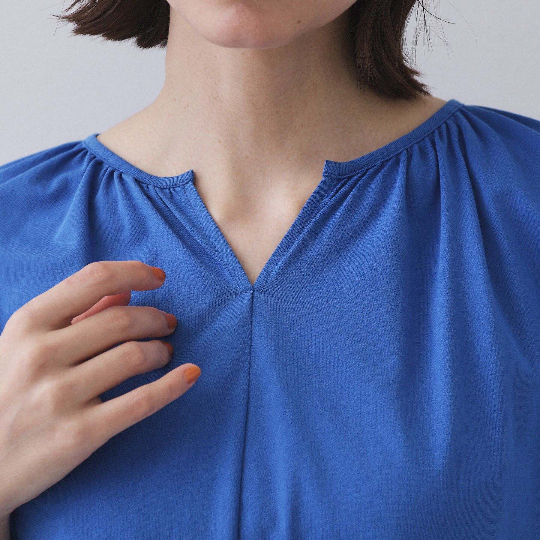 OPAQUE.CLIP「バルーンスリーブトップス/セットアップ対応【UVケア/接触冷感/洗濯機洗い可】」|Tシャツ・カットソー|