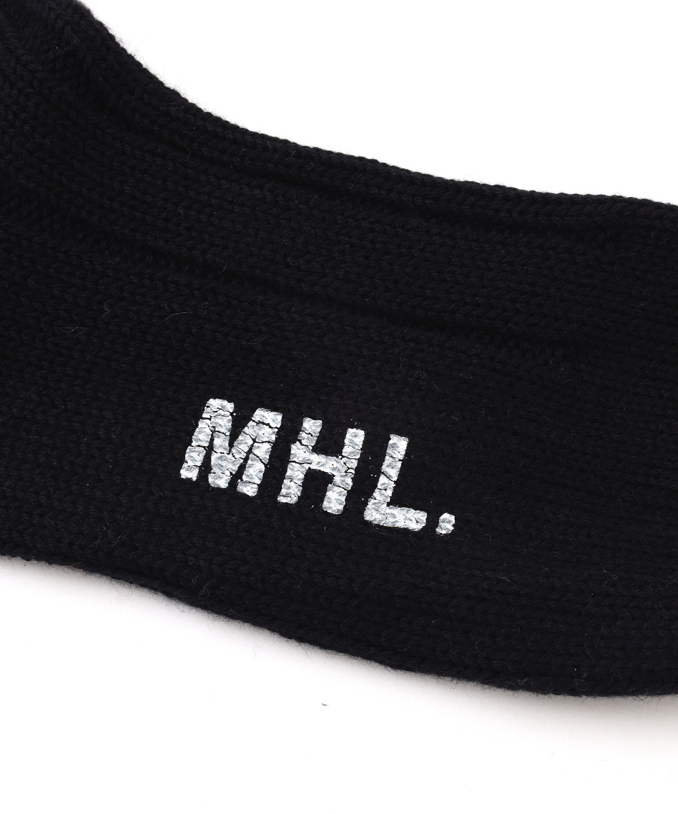 MHL.「WIDE RIB COTTON SOCKS」|ソックス|