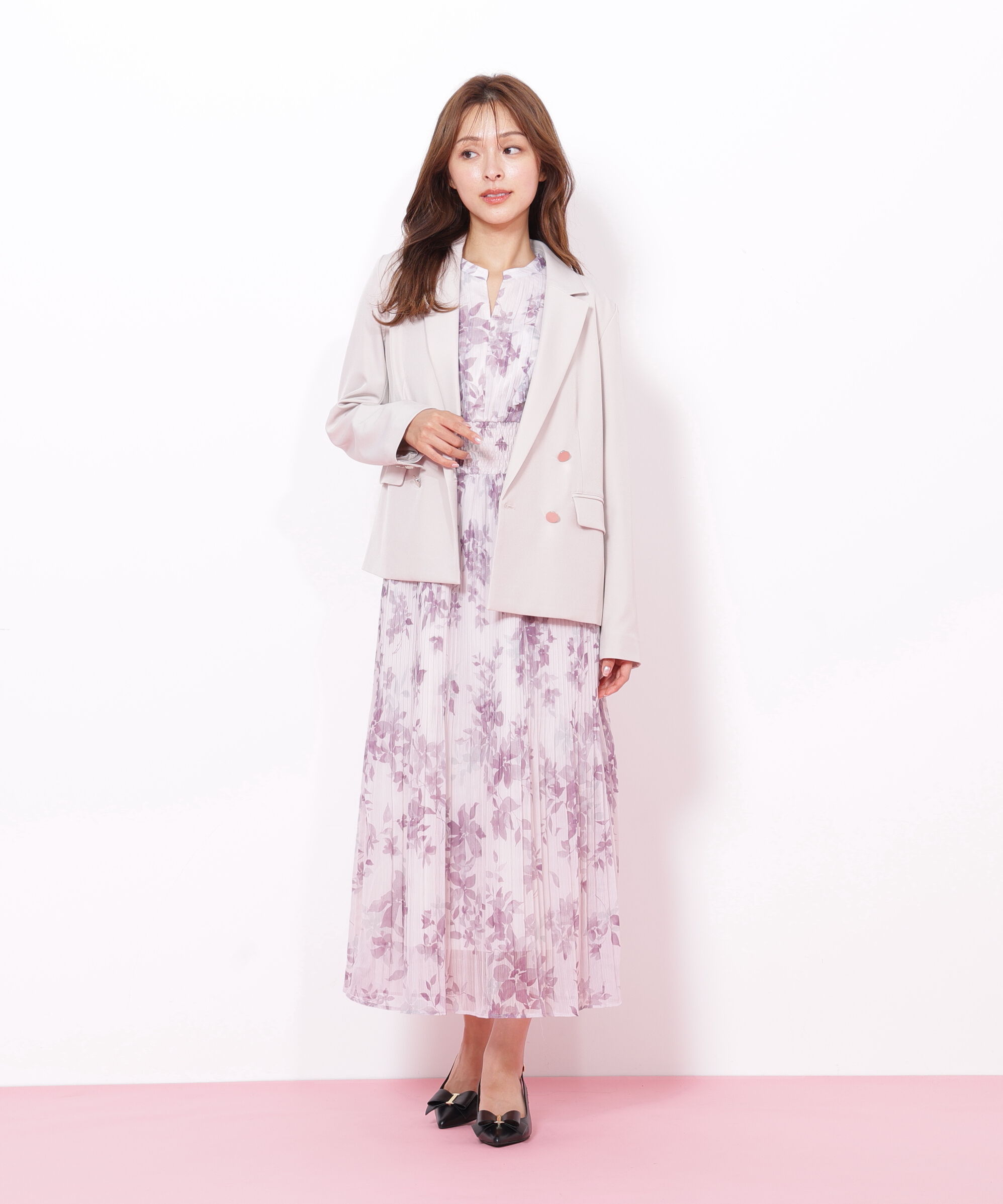  「＜セットアップ対応＞ベーシックツイルダブル釦ジャケット」|その他|