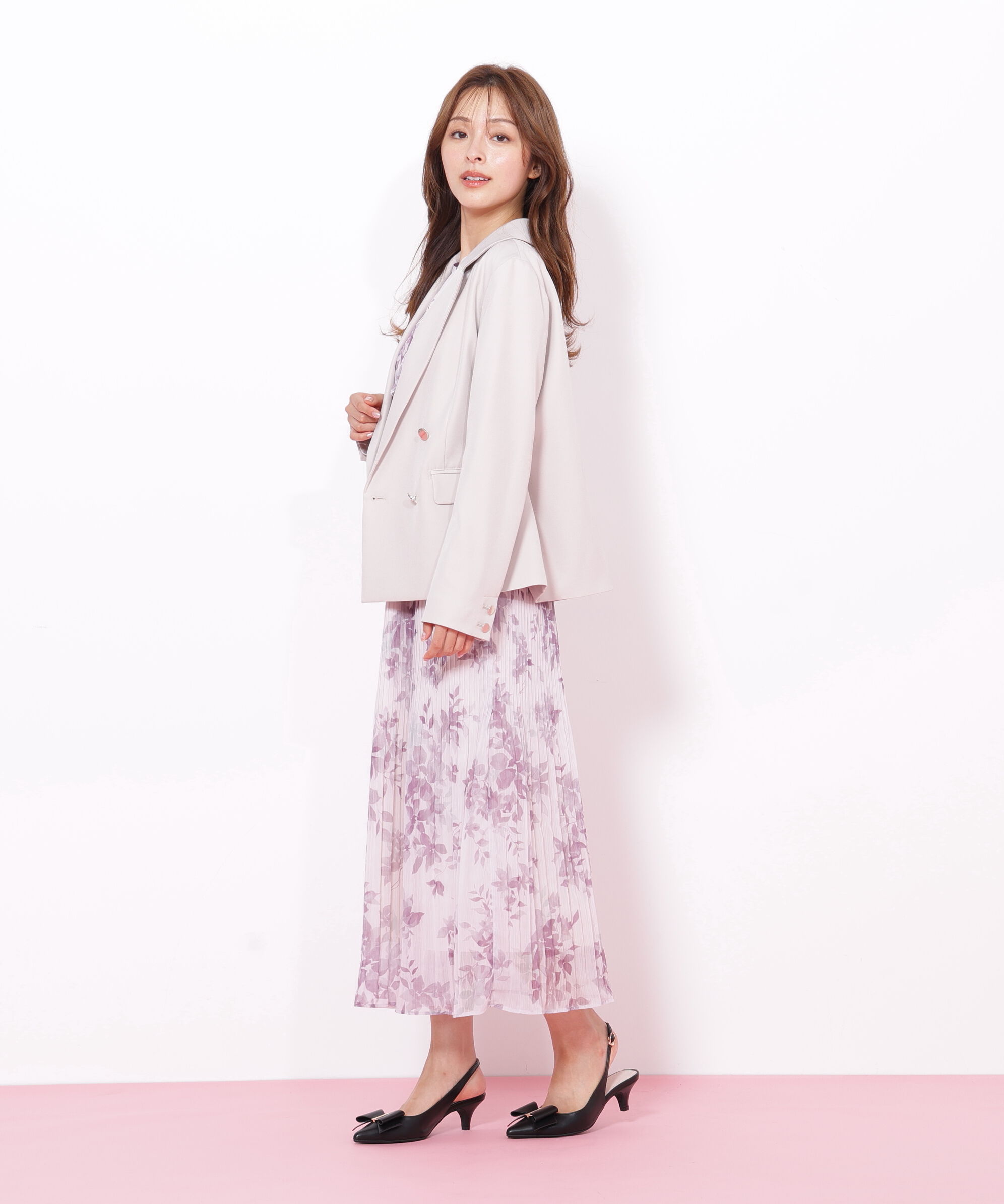  「＜セットアップ対応＞ベーシックツイルダブル釦ジャケット」|その他|