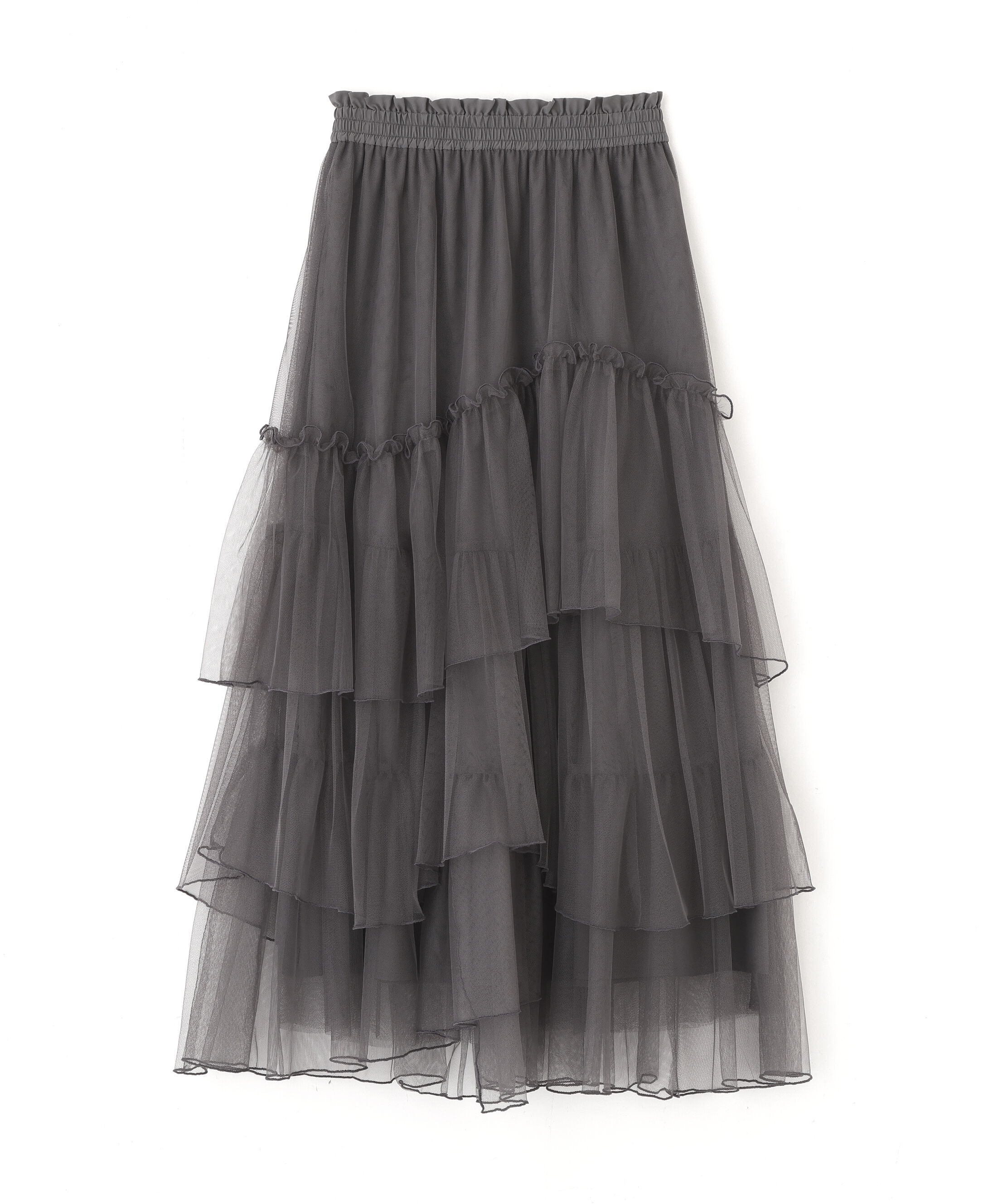  「チュールランダムティアードスカート」|スカート|