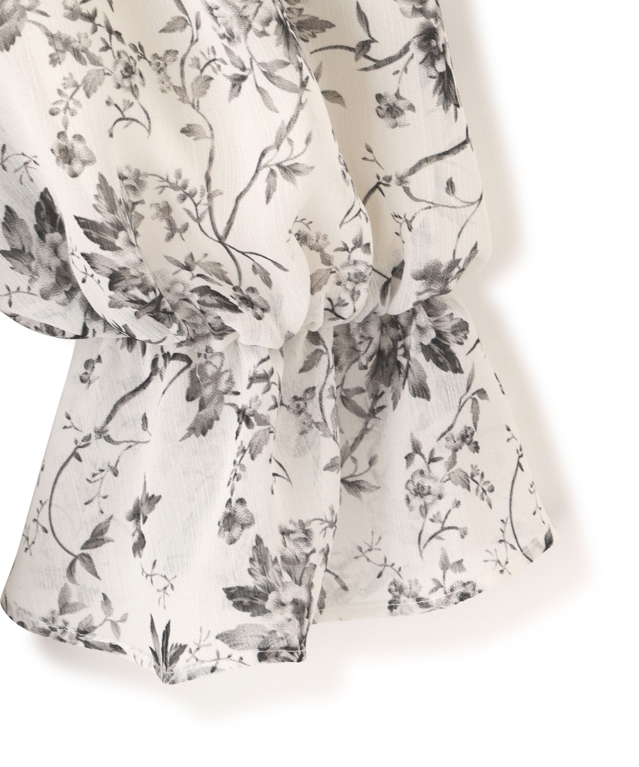  「花柄ボリュームフリルワンピース」|ワンピース|