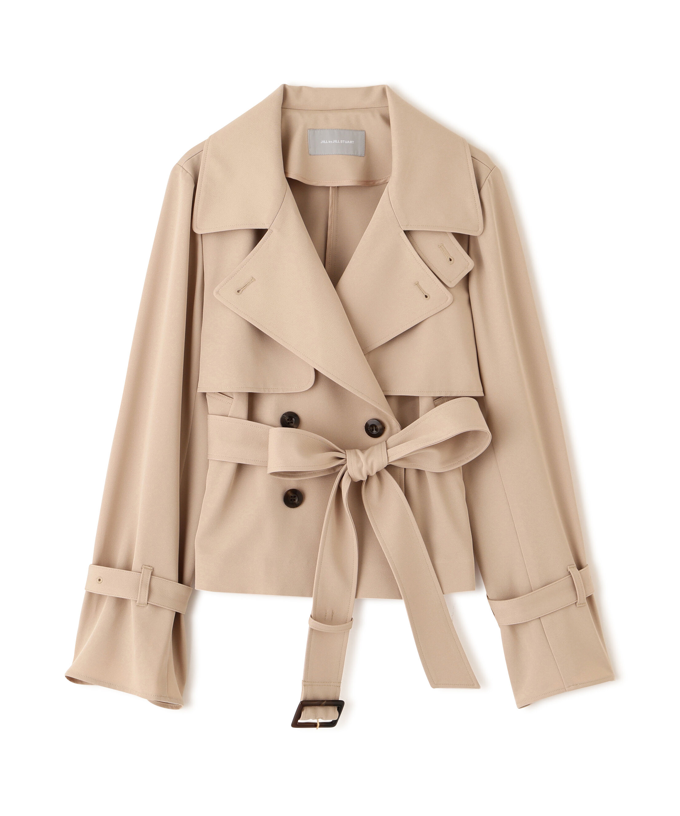  「スタンドカラーショートトレンチコート」|その他|