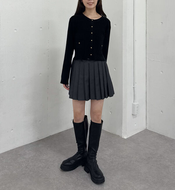 archives「モールケーブル金ボタンニットカーディガン」|カーディガン|