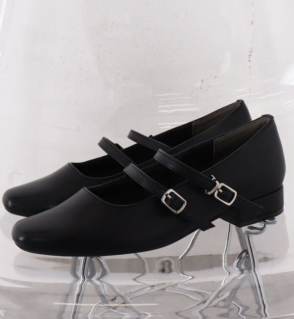 archives「２ストラップパンプス」|その他|BLACK