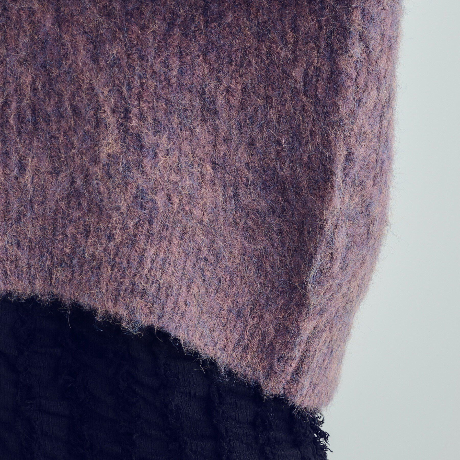 SHOO･LA･RUE「【S-LL/体型カバー】ふわふわMIXハイネックニット」|ニット・セーター|