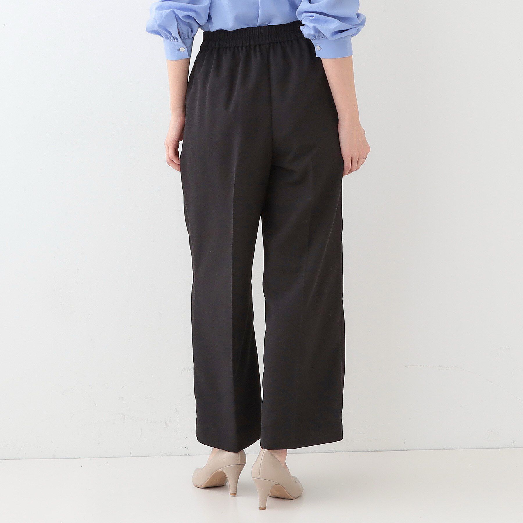 SHOO･LA･RUE「【洗える/UV/吸水速乾/アンチピリング/S-LL】 タックワイドパンツ」|その他|
