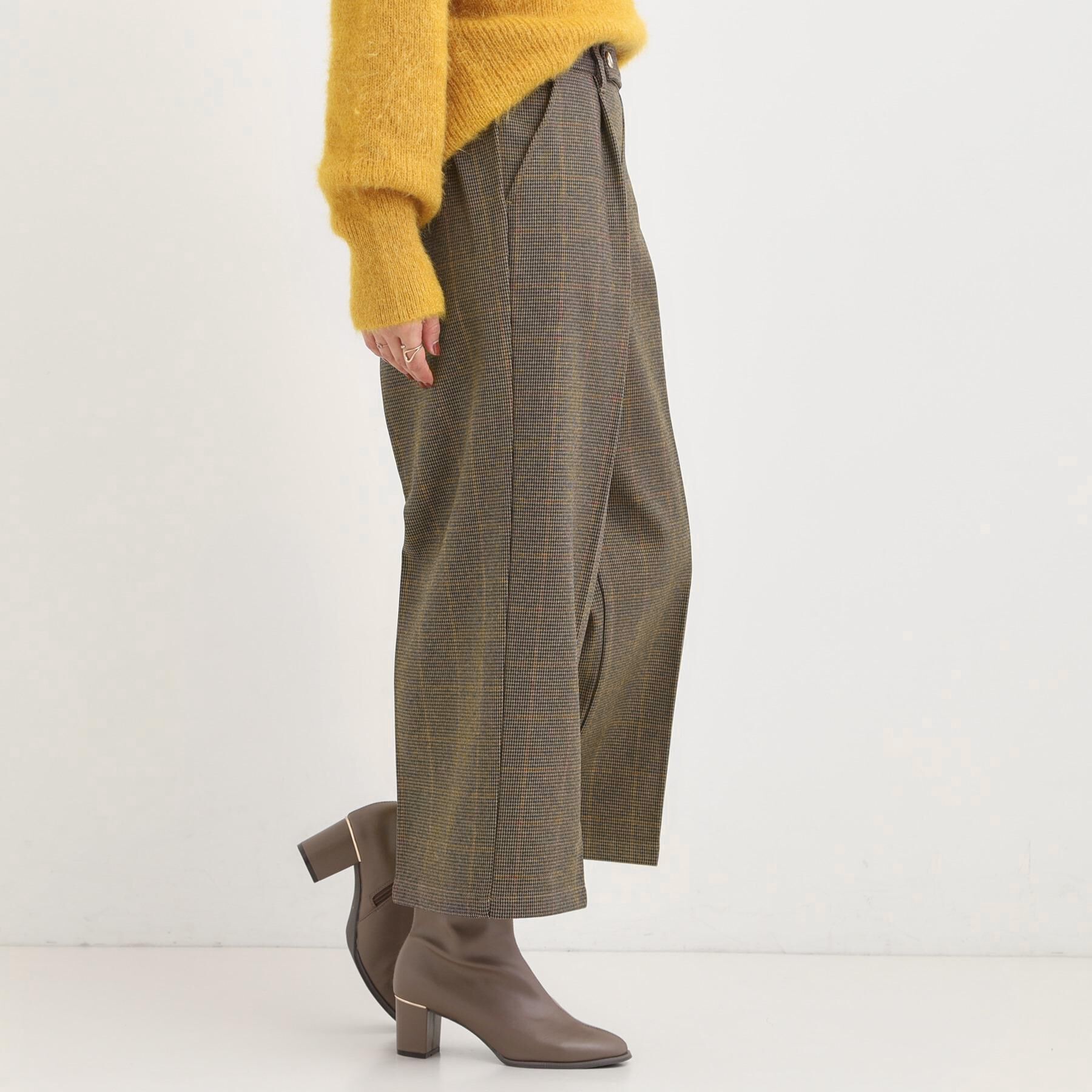 SHOO･LA･RUE「【着丈選べる】ウールフィールあったか裏起毛ワイドパンツ」|その他|