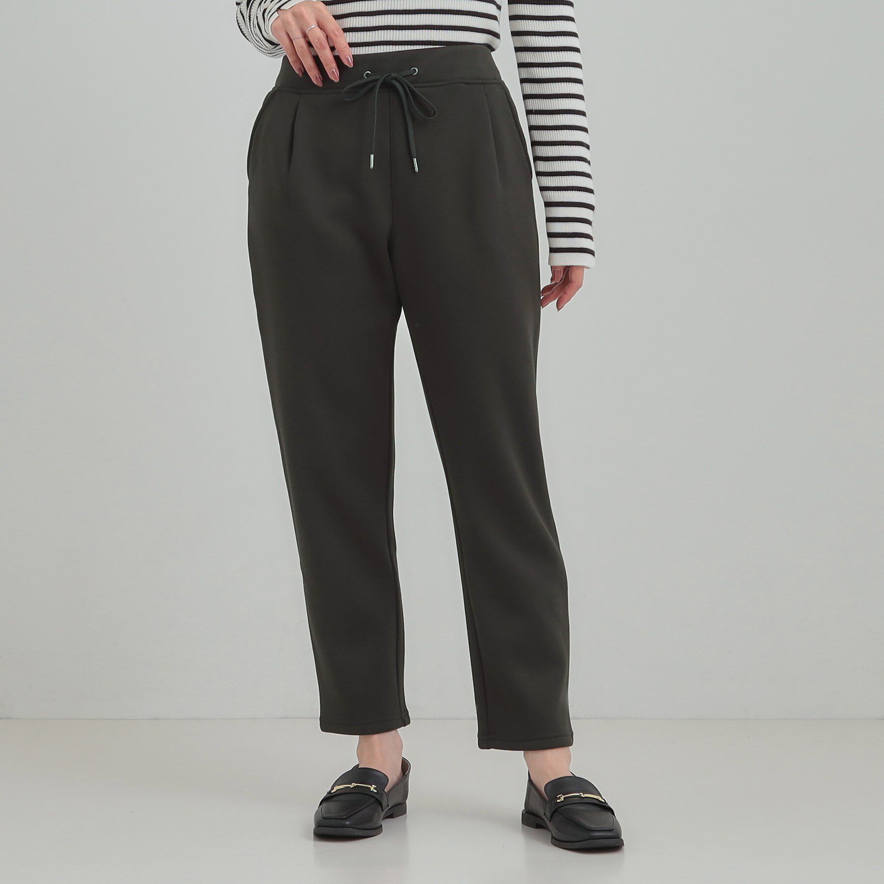 SHOO･LA･RUE「【あったか/洗濯機可】もちもちの肌触りがやみつきに 裏起毛テーパードパンツ」|その他|