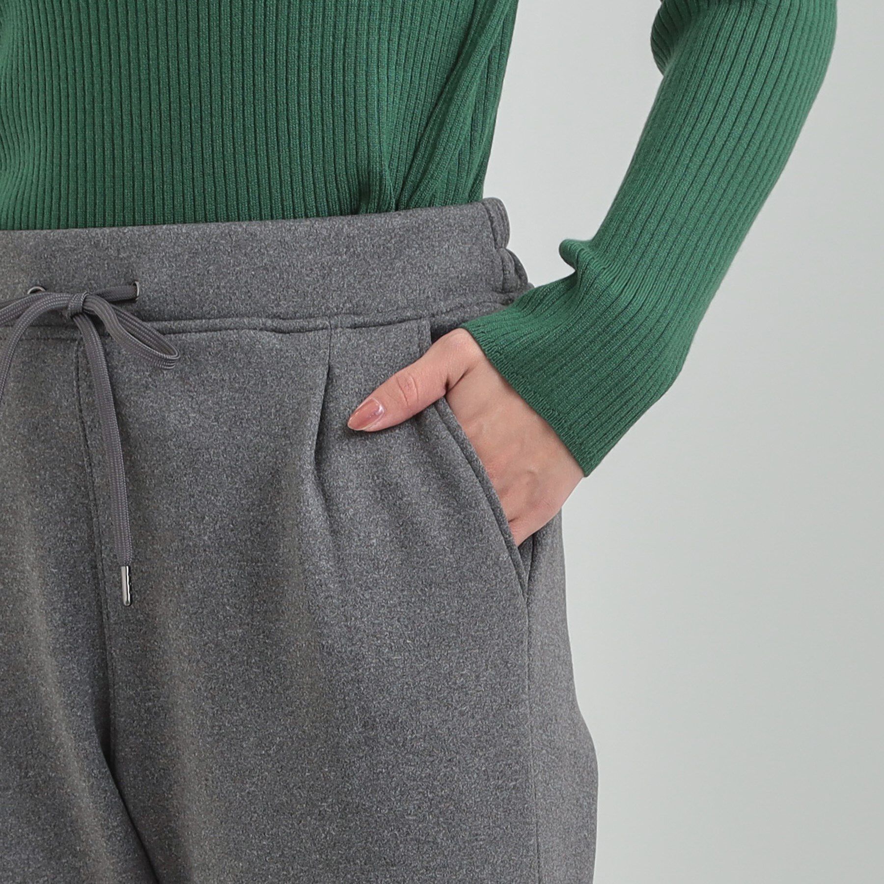 SHOO･LA･RUE「【あったか/洗濯機可】もちもちの肌触りがやみつきに 裏起毛テーパードパンツ」|その他|