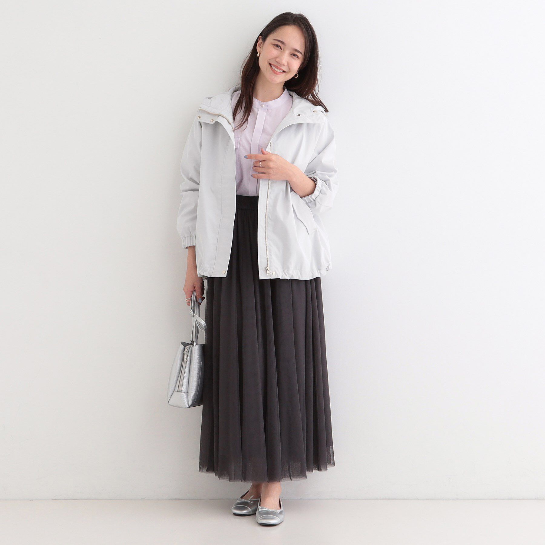 SHOO･LA･RUE「【防花粉/SS-3L】かわいいもかっこいいも叶える 欲張りマウンテンパーカ」|ブルゾン・スタジャン|